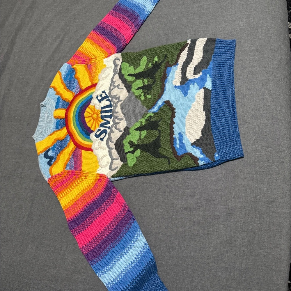 Stella McCartney Multicolor Graphic Crewneck Sweater